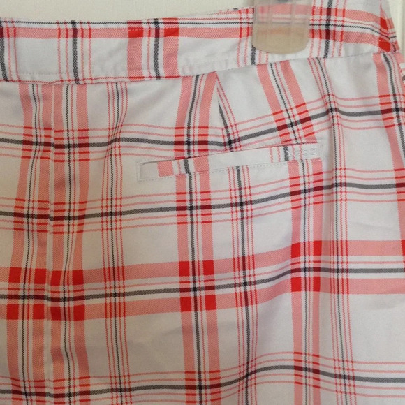 IZOD PerformX Women's Golf Golfing Tennis Skort Stretch Skirt Size 12 White Red - Picture 6 of 8